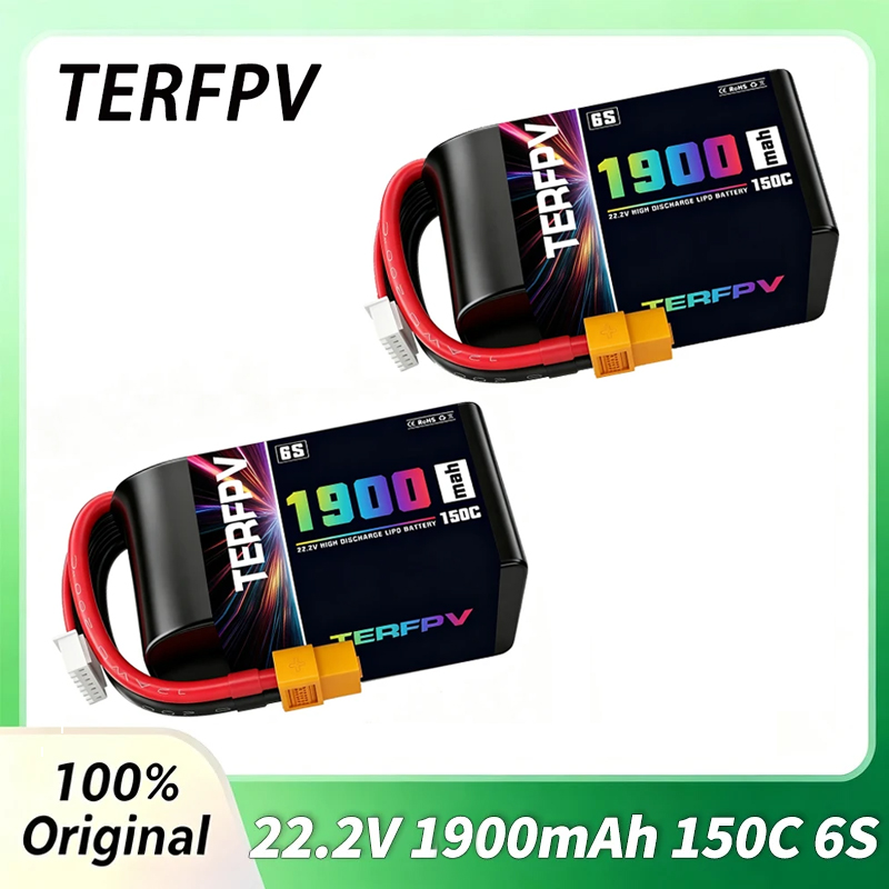 Drone Battery Lipo - 1/2Pcs TERFPV Lipo 6S 1900mAh Battery
